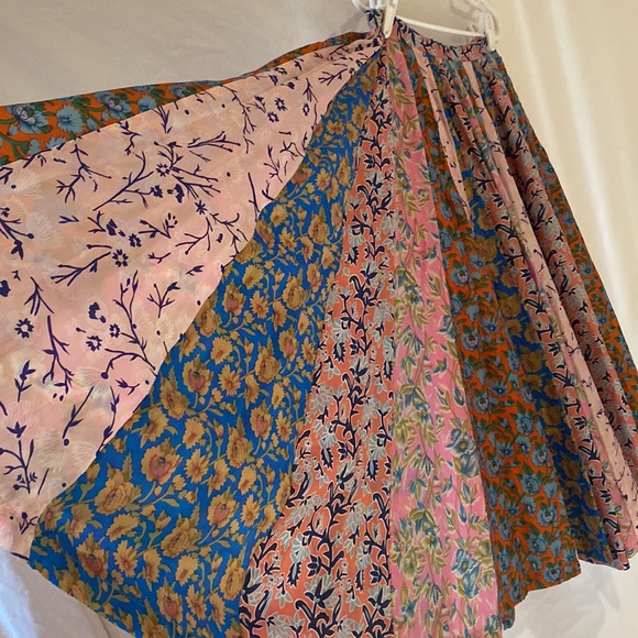 Calypso skirt multi spring colors maxi - Picture 2 of 4